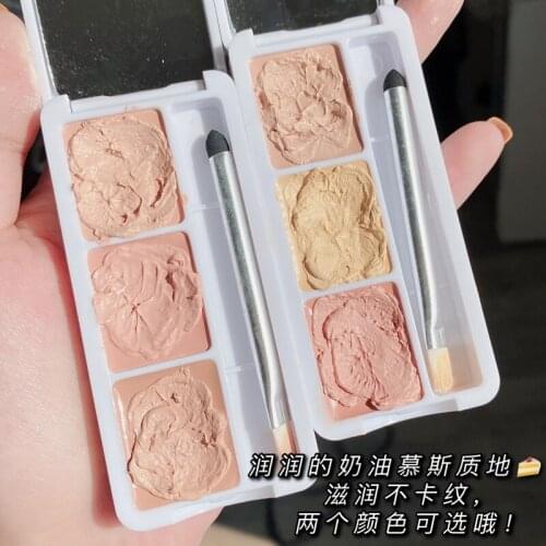 3 Color Professional Concealer Palette LongLasting Texture Contour Base Foundation Full Coverage Brighten Makeup Primer Cosmetic