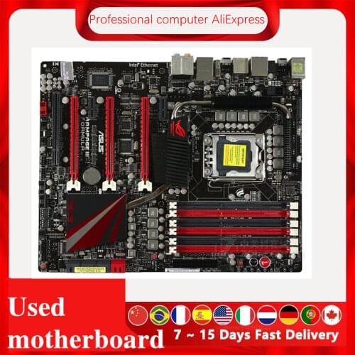 For ASUS Rampage III Formula Used original motherboard Socket LGA 1366 DDR3 X58 X58M Desktop Motherboard