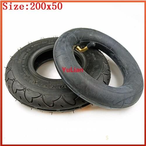 Good Quality 8 Inch 200X50 / 8x2 Tire Fit for Electric Gas Scooter & Electric Scooter(inner Tube Included) Wheelchair Wheel