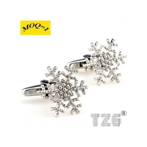 Snow Cufflink Cuff Link 1 Pair Free Shipping Promotion