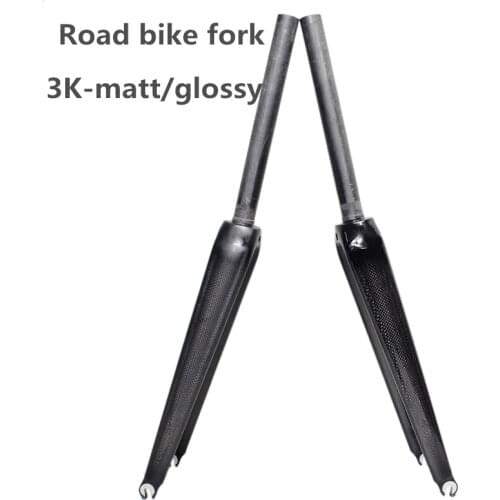 Carbon fiber Fork New Style Road Bike Fork Bicycle Parts 1-1/8 650c Superlight 350g 3k matt glossy Finish Cycling Accessories