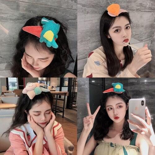 IF YOU Big Flower Wash Face Doll Hairpins For Woman Animal Makeup Hair Clips Floral Hair Accessories Barrettes Hair Accessories