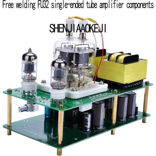NEW Multifunctional single-ended tube amplifier kit DIY components Free welding FU32 tube amplifier 85-264V 1pc