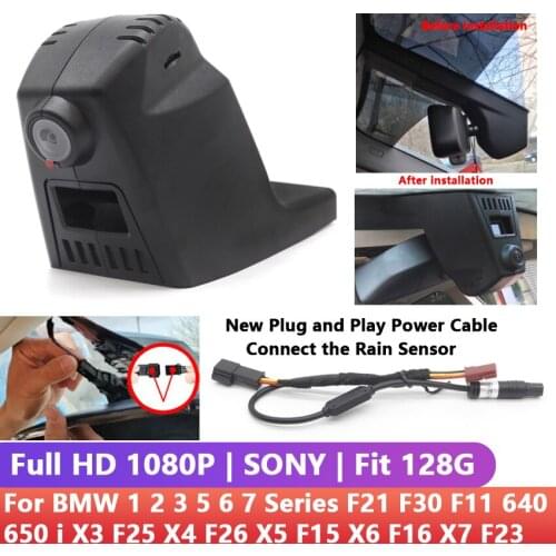 1080P Plug and play Car Wifi Camera Dash Cam For BMW 1 2 3 5 6 7 Series F21 F30 F11 640 650 i X3 F25 X4 F26 X5 F15 X6 F16 X7 F23