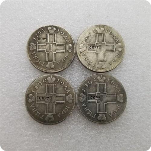 1798,1799,1800,1801 Russia Poltina Copy Coin commemorative coins-replica coins medal coins collectibles