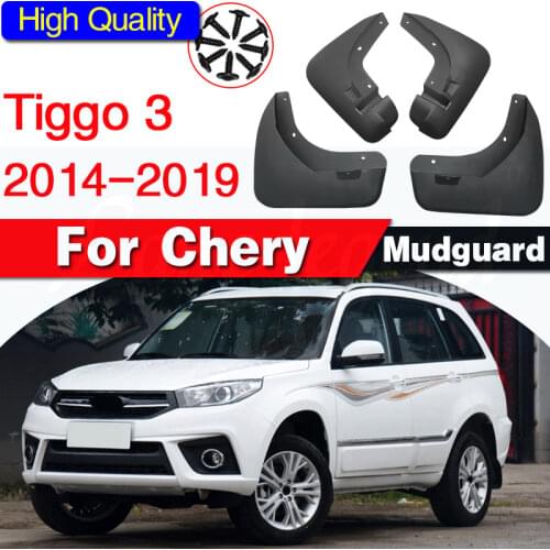 For Chery Tiggo3 Tiggo 3 2014-2019 2016 2017 car cover styling fender soft mudguard protect flap splash mud guard frame 4pcs