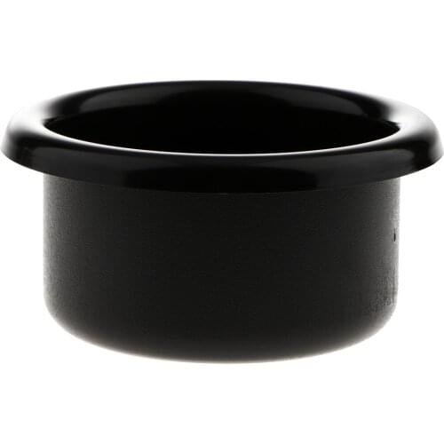 Black Boat Cup Drink Holder 47mm Height 90mm Dia for Marine Yacht Truck RV Camper