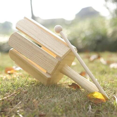 Kids Musical Toy Wooden Eight-Tone Multi-Sound Tube Percussion Instrument Toddler Early Education Children Gift Toys With Stick