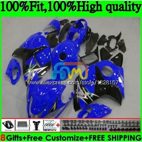 Injection For SUZUKI Hayabusa GSXR 1300 GSXR1300 08 Blue black 13 14 15 16 57BS.67 GSX-R1300 2008 2013 2014 2015 2016 Fairing
