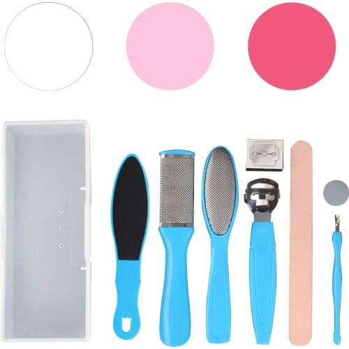Pedicure Tools Foot Care File for Feet Heels Toe Cuticle Kit Professional File Pedicure Set Beauty Products Pusher Remover