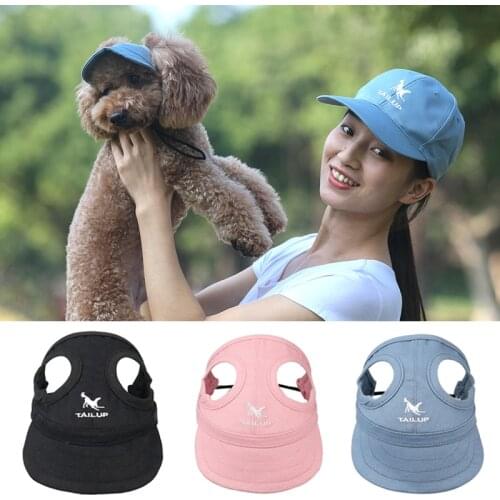 Pet Dog Caps Small Puppy Pets Summer Print Cap Dog Baseball Visor Hat Outdoor Accessories Sun Bonnet Cap Chihuahua