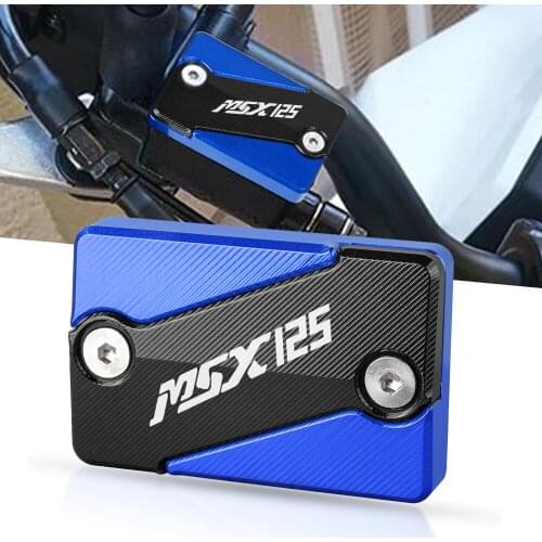 Motorcycle CNC brake Fluid Cylinder Master Reservoir Cover Cap For honda MSX 125 Grom SF 2013 2014 2015 2016 2017 2018 2019 2020