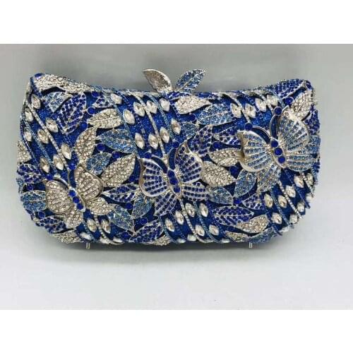 Latest Crystal Wedding Purse and Handbag Exquisite Chain Shoulder Bag Party Wedding Ladies Cross body Shoulder Bags High Quality