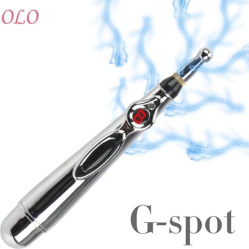 OLO Penis Clitoris Breast Nipple Stimulator Electric Shock Stick Electrical Climax Sex Toy Breast Clitoris Penis Massage