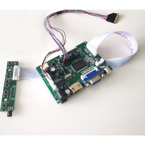 Fit HSD101PFW2/HSD101PFW3/HSD101PFW4 40-Pin VGA 2AV 10.1" laptops screen WLED LVDS 1024*600 LCD display controller card kit