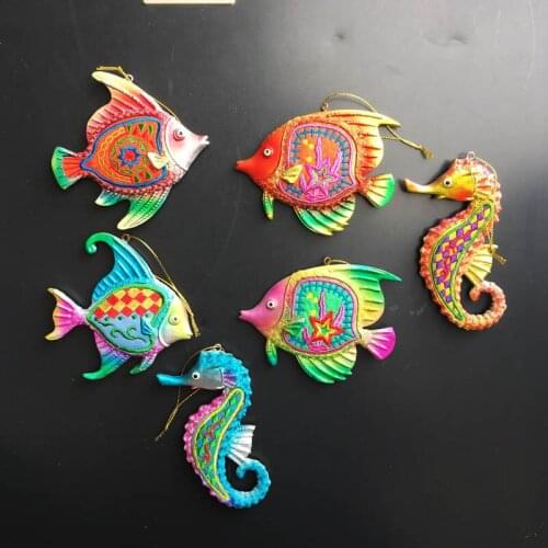 QIQIPP Creative Magnetic Fridge Magnet Decorative Hanging Pieces Bali Travel Souvenirs Embroidery Resin Painted