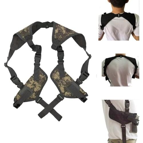 Universal Tactical Shoulder Gun Holster Double-gun Underarm Concealed Holster Left Right Hand Gun Holster Case Pouch