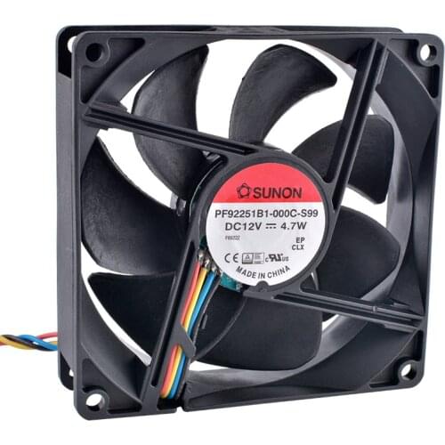 COOLING REVOLUTION PF92251B1-000C-S99 9cm 90mm 92mm 9025 9225 12V 4.7W Dual ball bearing 4-wire PWM high volume air cooling fan