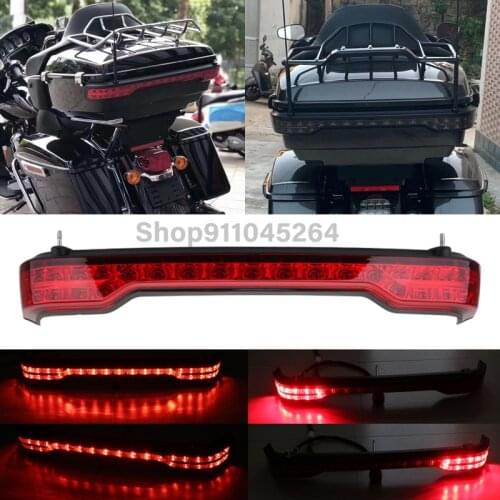 Motorcycle Rear Fender Edge LED Fluidity Tail Light Fits For Harley Electra Glide FLHTK 2014 2015 2016 2017 2018 2019