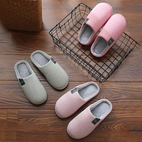 2021 Unisex Women Winter Home Slippers Cartoon Cat Shoes Non-slip Soft Winter Warm House Slippers Indoor Bedroom Lovers Couples