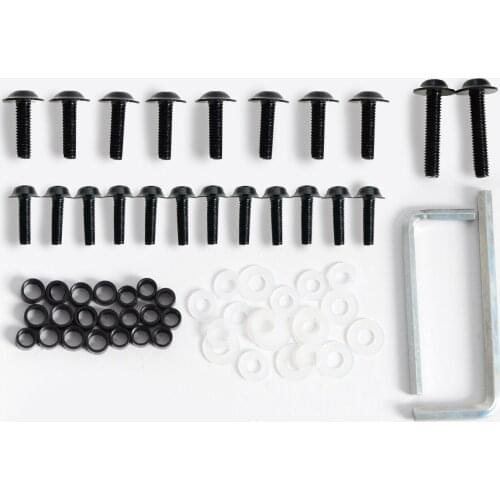 64PCS Motorcycle Fairing Bolts Fastener Clips Screw For Kawasaki Ninja ZX6R 636 ZX6RR 2003-2006 2004 2005 Fairing Bolt Kit Body