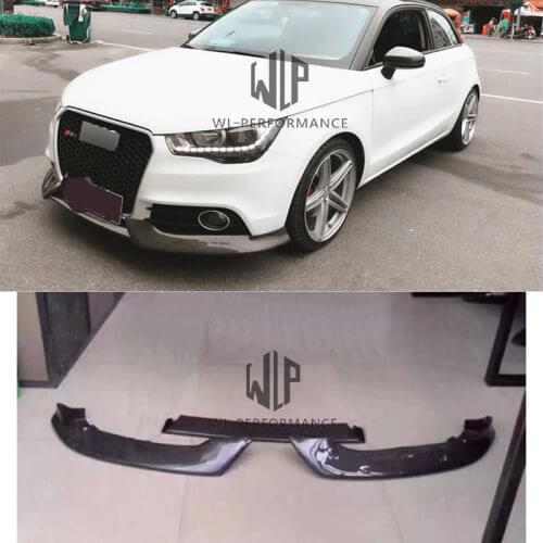 A1 High Quality Carbon Fiber Three-piece Suit Front Splitters Car Styling For Audi A1 Car Body Kit 2011-2016