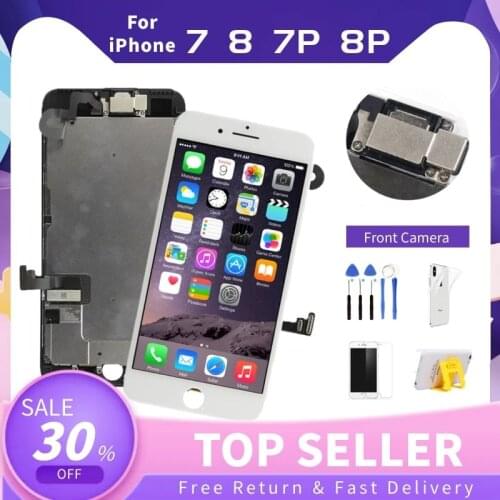 AAA+++ Quality For iPhone 7 8 LCD Screen 100% No Dead Pixel Diaplay Replacement Pantalla For iPhone 6 7 8 Plus 7P 8P LCD Diaplay