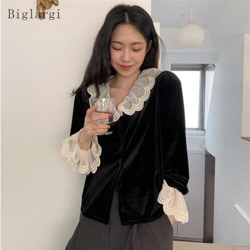 BigLargi Womens Black Shirts