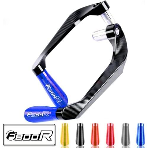 For BMW F800R Lever 2001-2021 Guards Real CNC Aluminum Alloy Hand Guards Motorcycle Brake Protector Ropes