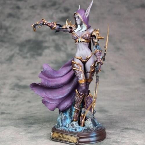 22cm Cataclysm Figures of Games Sylvanas Windrunner Action Figure PVC Collectible Model Toy
