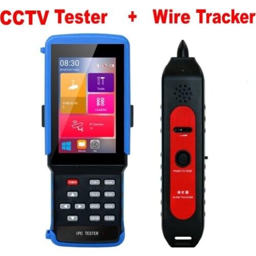 IPC9310 IPC Tester 4.3 Inch 5 In 1 HD H.265 4K IP Analog CCTV Tester Monitor AHD CVI TVI CVBS Camera Tester 8MP 5MP RJ45 TDR POE