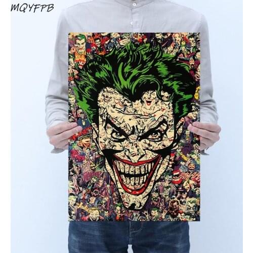 Collection Of Clowns Kraft Movie Paper Wall Stickers Posters Decorative Paintings Household Products