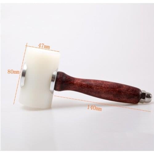 Leather Carving Craft Hammer Toolset Cowhide Punch Cutting Sewing DIY Tools Hammer Leather Punch tools