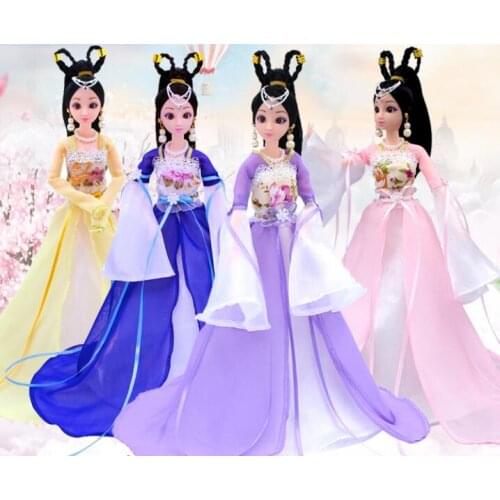 Doll With Clothes Traditional Chinese Classical Style Costume Chinese Ancient Mythological Clothes Home Furnishings Toys