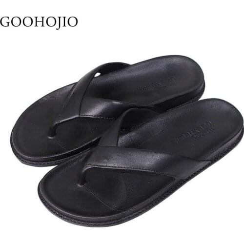 Mazefeng Men Shoes Arrival Summer Men Flip Flops High Quality Beach Sandals Anti-slip Zapatos Hombre Casual Shoes Wholesale 40