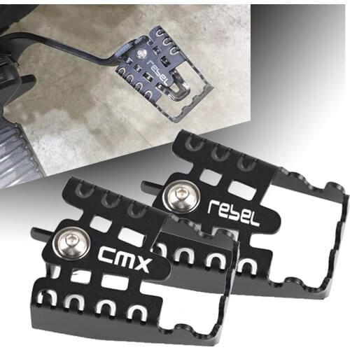 Motorcycle Brake block Anti Skid Pedal Brake Pedal Rebel 500 CMX 500 300 2017-2021 16 for Honda Rebel500 Rebel300 CMX500 CMX300