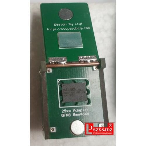 QFN8 flip burning socket WSON8 8mm*6mm Universal QFN8 to DIP8 WSON8 to DIP8