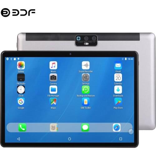BDF H1 Pro 10.1 Inch Octa Core Tablet PC 2GB RAM 32GB Tablets Android 9.0 Dual Camera 4G LTE Call Dual SIM Wifi GPS Tablette