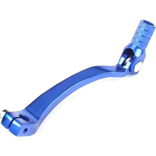 Motorcycle Gear Shift Lever 0.39 Inch Aluminum Alloy Folding Gear Shifter Fit Motorcycle ATV Dirt Bike Pit Bikes Moto