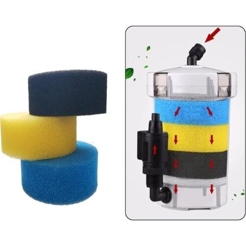 Aquarium Filter Sponge Three Color Soft Useful Seal Accessories Fish Tank Tackle HW-602/HW-602B/HW-603/603B