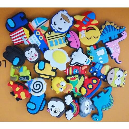 Styles Are Shipped Randomly PVC Shoe Accessories DIY Shoes Decorated Crocodile Gibbs Kids Love Kawaii Cute Gifts