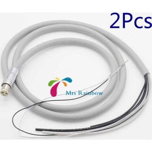 Dental Silicone 6 holes Tubing Tube Hose for High Speed Fiber Optic Handpiece 2Pcs
