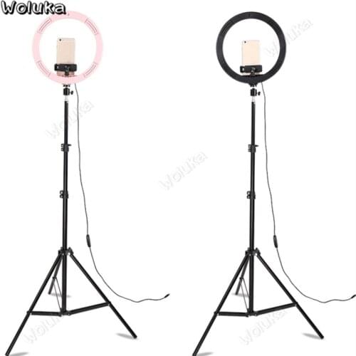 LED Ring Light with Phone Holder Beauty Selfie Light Ring Lamp Makeup Selfie Light Stand Photo Lamp Youtube Video Shoot CD05 T10