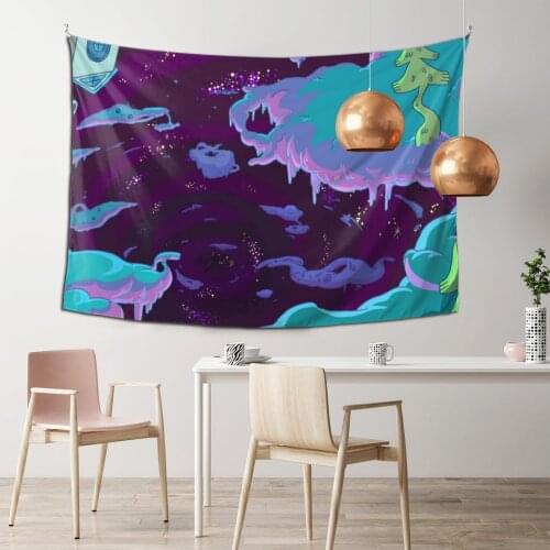 Adventure Time Finn Jake TV Tapestry Cool Wall Arts Decor Home Hanging Cloth Background Covering Beach Mat