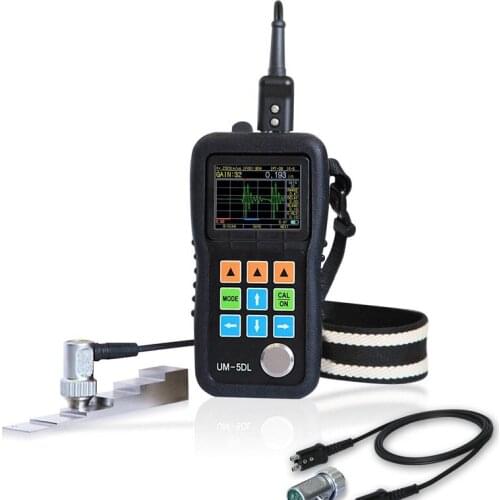 UM-5DL A&B-Scan Through Paint & Coatings Ultrasonic Wall Thickness Meter with OLED DataView Software+Data Logger Function