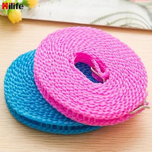 Washing Line Clothesline Non-slip Drying Rack Laundry Organization Cloth Hanging Rope 3 M 5M Clothes Dryer