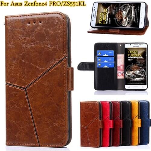 YeLun For Asus Zenfone4 PRO ZS551KL Case Luxury Flip PU Leather Stand Case For Asus ZS551KL Book Style Leather Cover