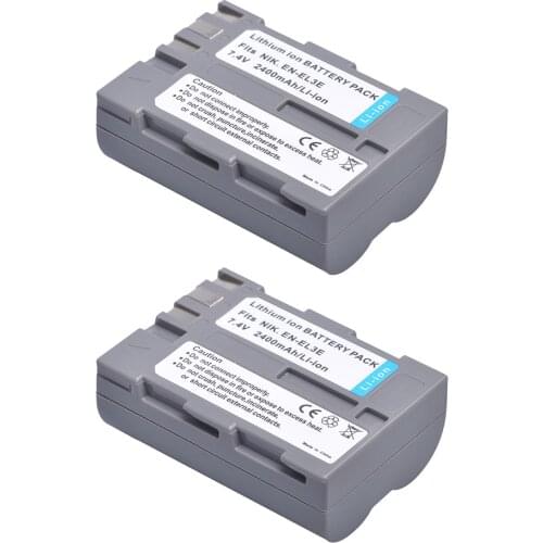EN-EL3E 2400mAh EN-EL3E Camera Battery for Nikon EN-EL3e and Nikon D50, D70, D70s, D80, D90, D100, D200, D300, D300S, D700