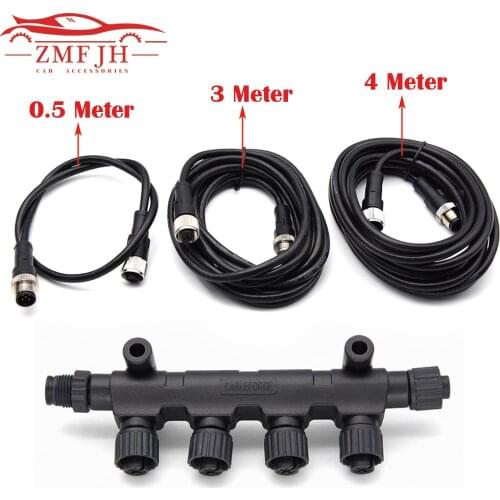 For CX5003 Multifunction NME A2000 converter Accessories 0.5-4Meter Length Black Cables and Up to 5 Cables Lines Connector