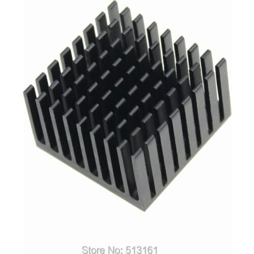 100 Pieces/lot 37x37x24mm Aluminum Radiator Cooler Heat Sinks Heatsink Cooling Fins